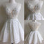 popular white lace see through gorgeous freshman cute homecoming Formal Prom gowns Dresses