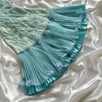 Powder Blue Sparkling Charming Retro Princess Stunning Unique Fashionable Beautiful Elegant Delicate Lace Short Lace Sequin Homecoming Dresses Formal Prom Dresses Formal Evening Dresses Birthday Party Dresses Formal Prom Dresses