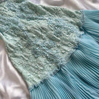 Powder Blue Sparkling Charming Retro Princess Stunning Unique Fashionable Beautiful Elegant Delicate Lace Short Lace Sequin Homecoming Dresses Formal Prom Dresses Formal Evening Dresses Birthday Party Dresses Formal Prom Dresses