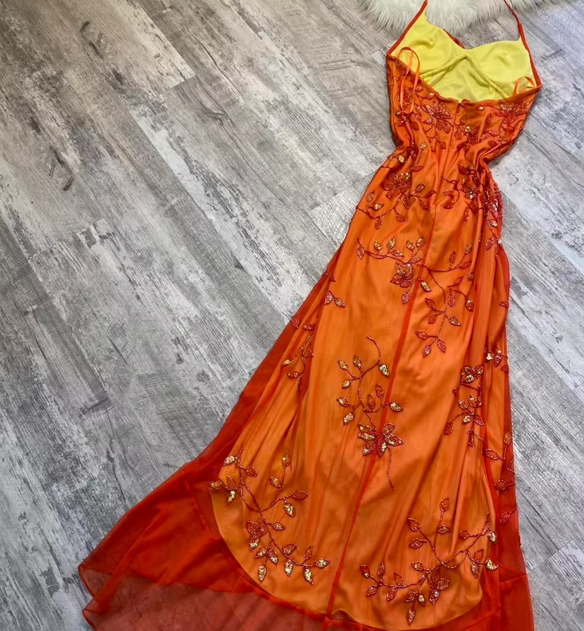 Pretty A Line Halter Tulle Long Formal Prom Dresses Formal Evening Dresses