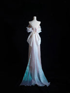 Pretty A Line Off The Shoulder Pink Sequin Long Formal Prom Dresses Formal Evening Gowns