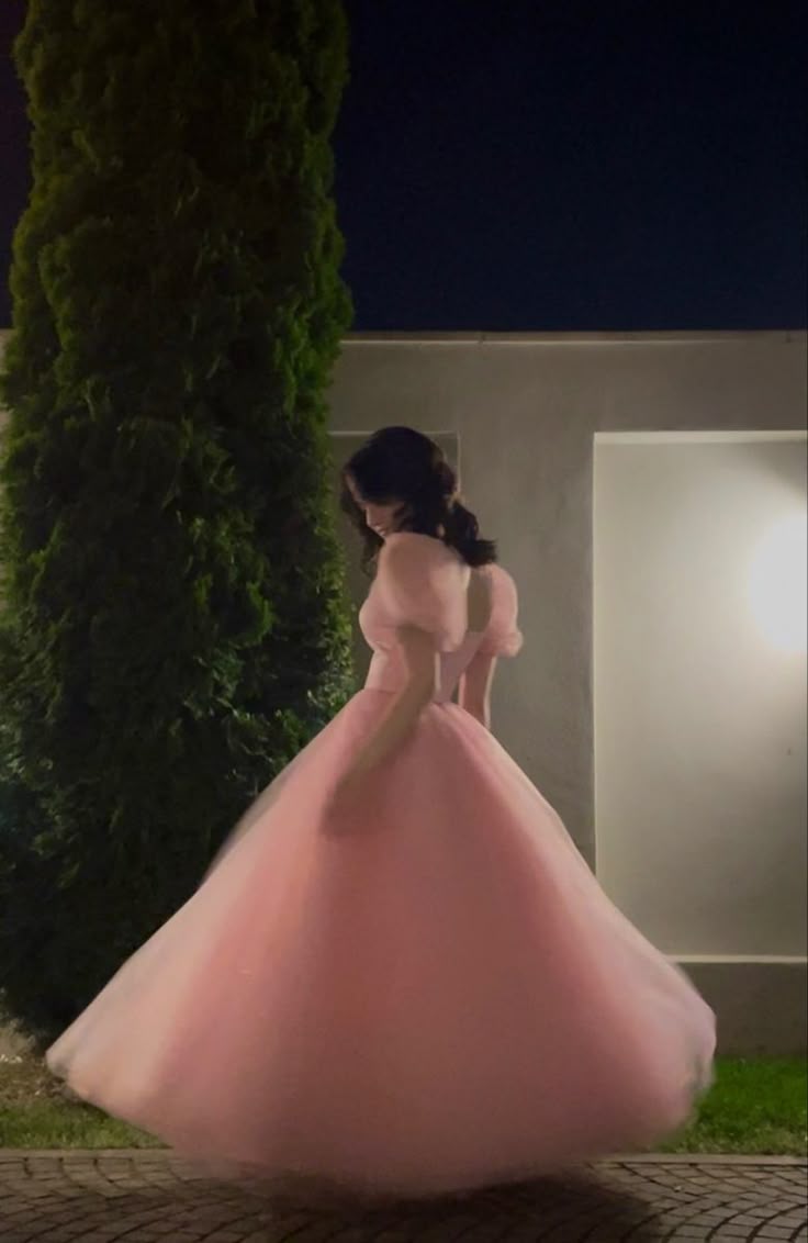 Pretty A Line Short Sleeves Pink Tulle Long Formal Prom Dresses Formal Evening Dresses