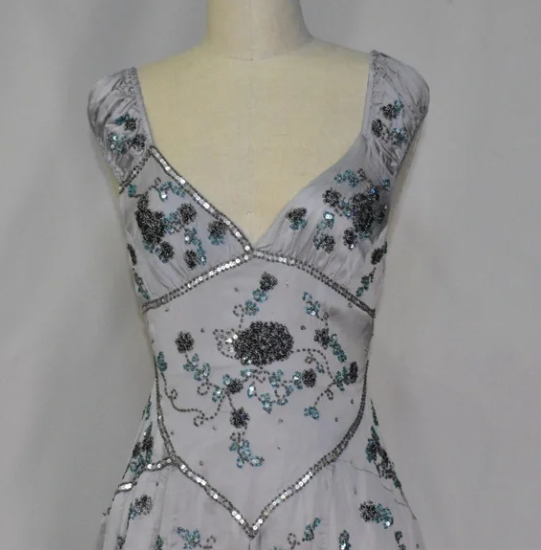 Pretty A Line V Neck Gray Chiffon Formal 8Th Grade Homecoming Dresses Summer Middle School Hoco Dresses 18Th Birthday Outfits