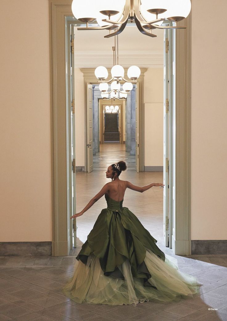 Pretty Ball Gown Strapless Olive Green Long Satin Formal Prom Dresses Formal Evening Dresses