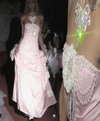 Pretty Ball Gown Strapless Pink Long Satin Formal Prom Dresses Formal Evening Dresses