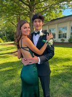 Dark Green New Backless Satin Floor Length Long Formal Prom Dresses
