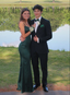 Dark Green New Backless Satin Floor Length Long Formal Prom Dresses
