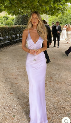 Simple Light Blue Long Formal Prom Dresses
