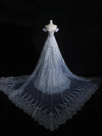 Pretty Mermaid Off The Shoulder Beads Long Formal Prom Dresses Formal Evening Dresses