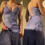 Pretty Mermaid Spaghetti Straps Lilac Long Formal Prom Dresses Party Dresses