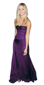 Pretty Mermaid Strapless Navy Blue Formal Prom Dresses With Ruffle Long Formal Evening Party Dresses