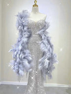 Pretty Mermaid Sweetheart Sequin Long Formal Evening Dresses Formal Prom Dresses Birthday Outfits