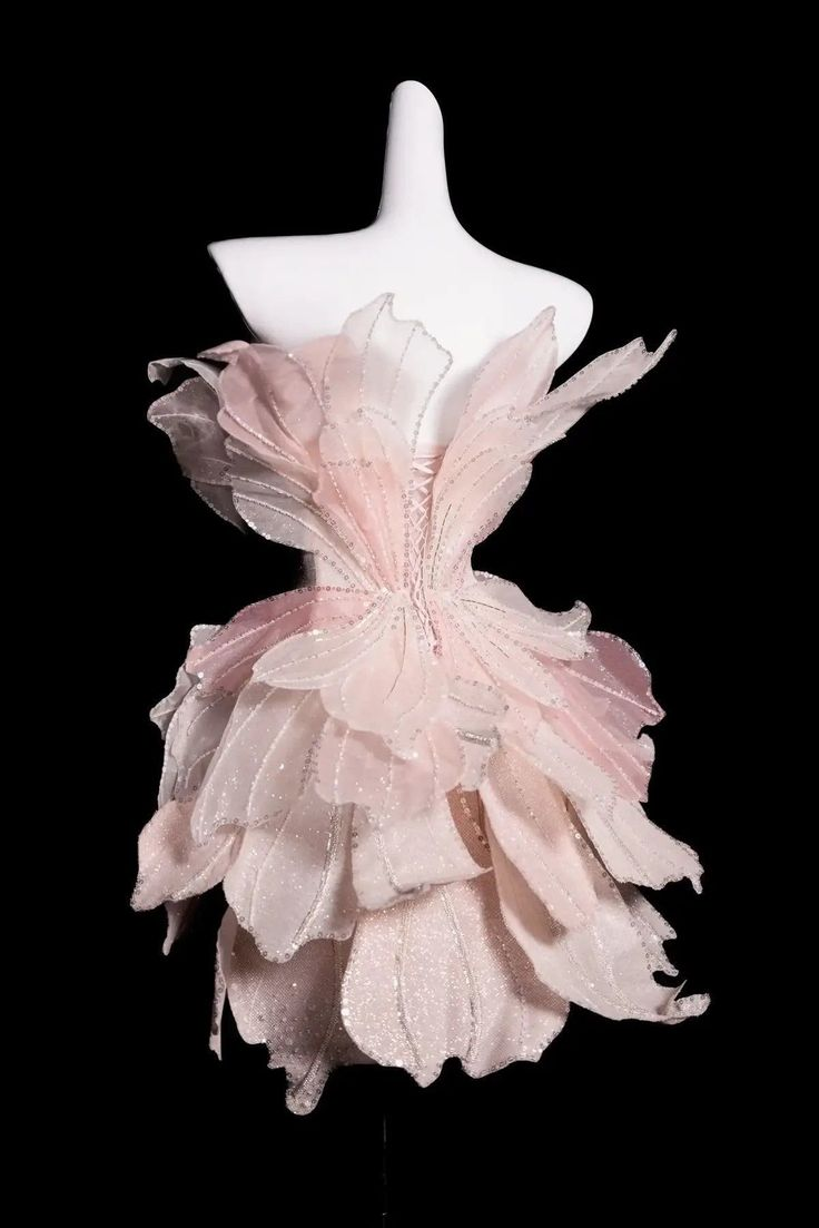 Pretty Pink Organza Sequin Beaded Homecoming Dresses Strapless Birthday Party Dresses