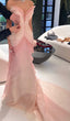 Pretty Sheath Sweetheart Floral Ombre Pink Tulle Sleeveless Formal Evening Formal Prom Dresses