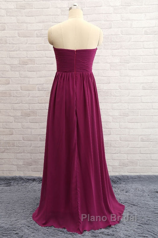 Princess Sweetheart Open-Back Formal Prom Dresses