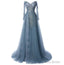 A-Line/Princess Tulle Long Sleeves Sweetheart 2025 Prom Dresses