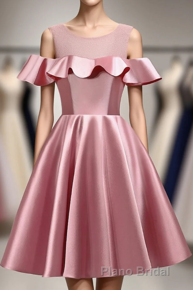 Pink Short Girls Cute Short Formal Prom Dresses