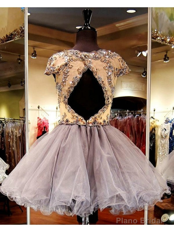 Cap Sleeve Homecoming Dresses, Stunning Homecoming Dresses, Juniors Homecoming Dresses, Short Prom Dresses Secondary image