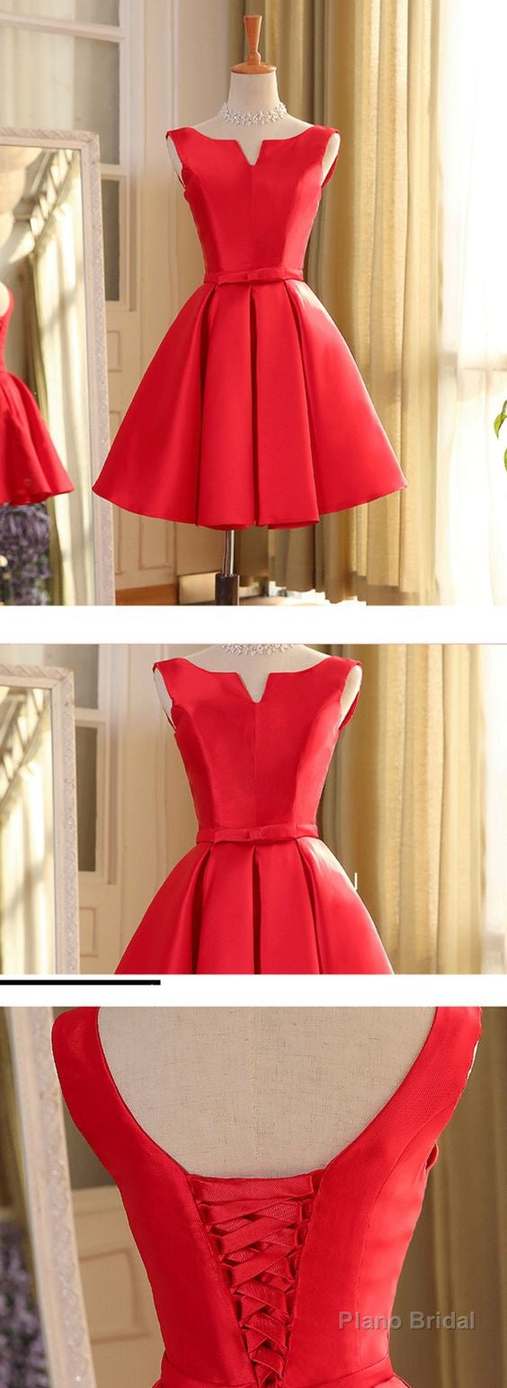 Short Red Homecoming Dress, Party Dress, 2025 Short Red Dancing Dress, Party Dress Main image