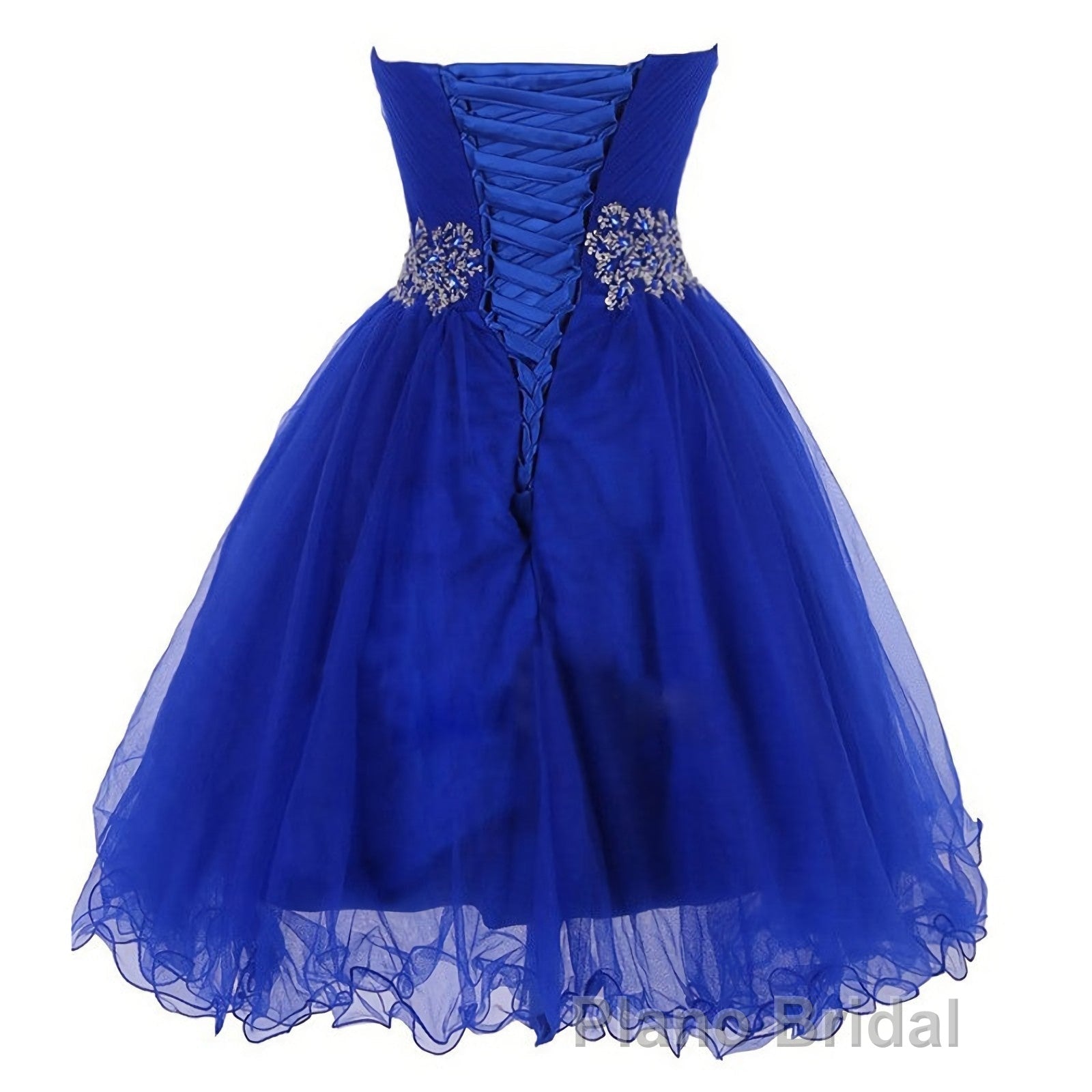 Cheap Homecoing Short Homecoing Sweetheart Royal Blue Homecoing Beading Homecoing Royal Blue Formal Prom Dresses