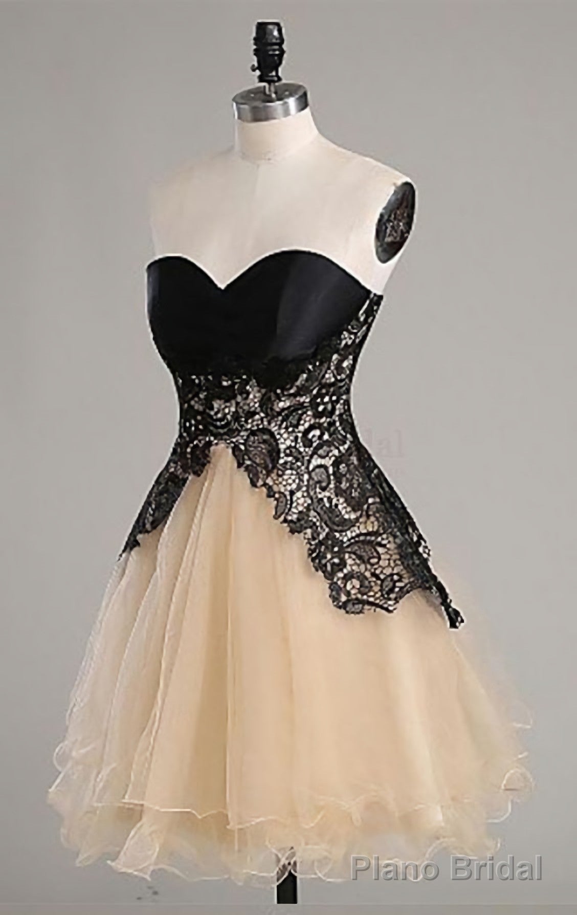 Black Lace Sweatheart Cute Short custom Elegant Wowen Short For Teens Prom Dresses