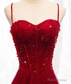 Prom Dresses, Beaded Sweetheart Long Formal Dress, Junior Prom Dress