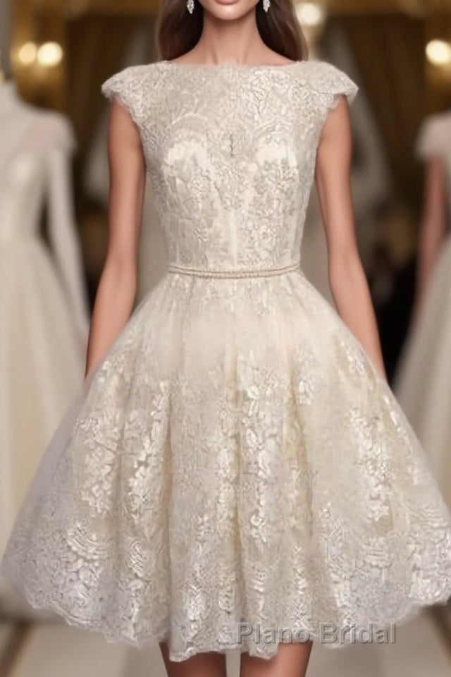 New Arrival Short Mini Lace O Neck Real Made On Sale Homecoming Dresses Main image