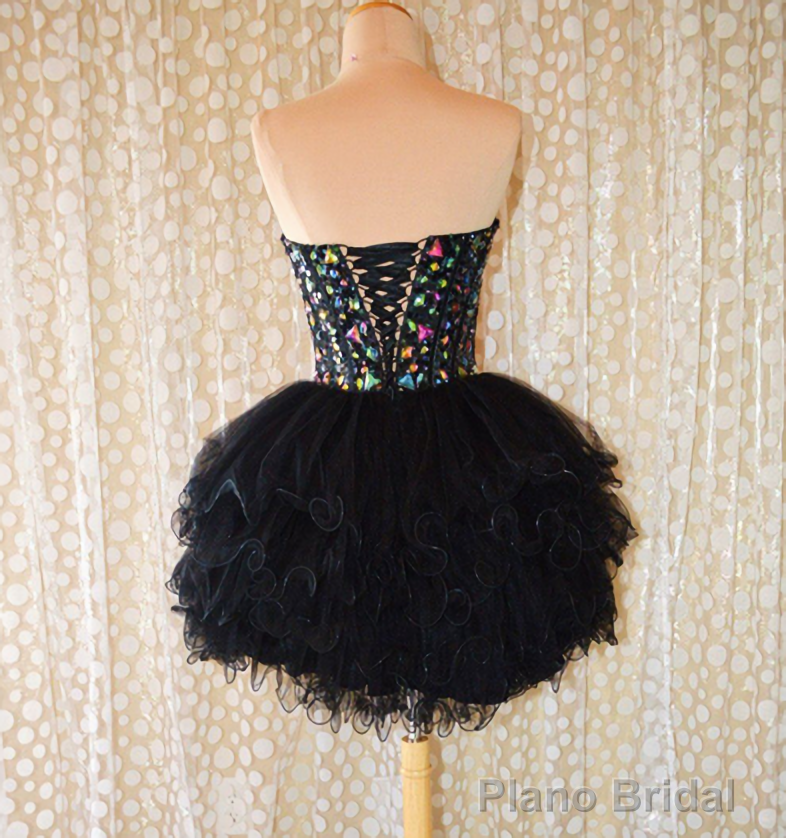 New Arrival Short Beading Beauty Sweetheart Real Made Real Made Homecoming Dresses Secondary image