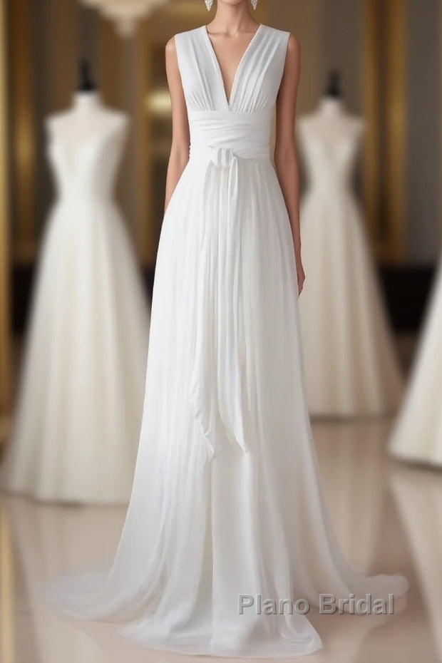 New Design The Charming White Real Made On Sale Simple Formal Prom Dresses Main image