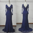 Lace Prom Dress, Long Sleeve Prom Dress, V Neck Prom Dress, Sexy Prom Dresses, Prom Dresses, 2025 Cheap Prom Dresses, Long Prom Dress, Dress For Prom
