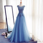 Appliques A Line Prom Dresses, Long Prom Dresses, Cheap Prom Dresses, Evening Dress, Prom Gowns Formal Women Dress, Prom Dress