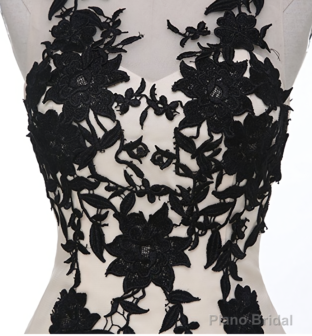 Champagne Sleeveless Mermaid Appliques Evening Dressses