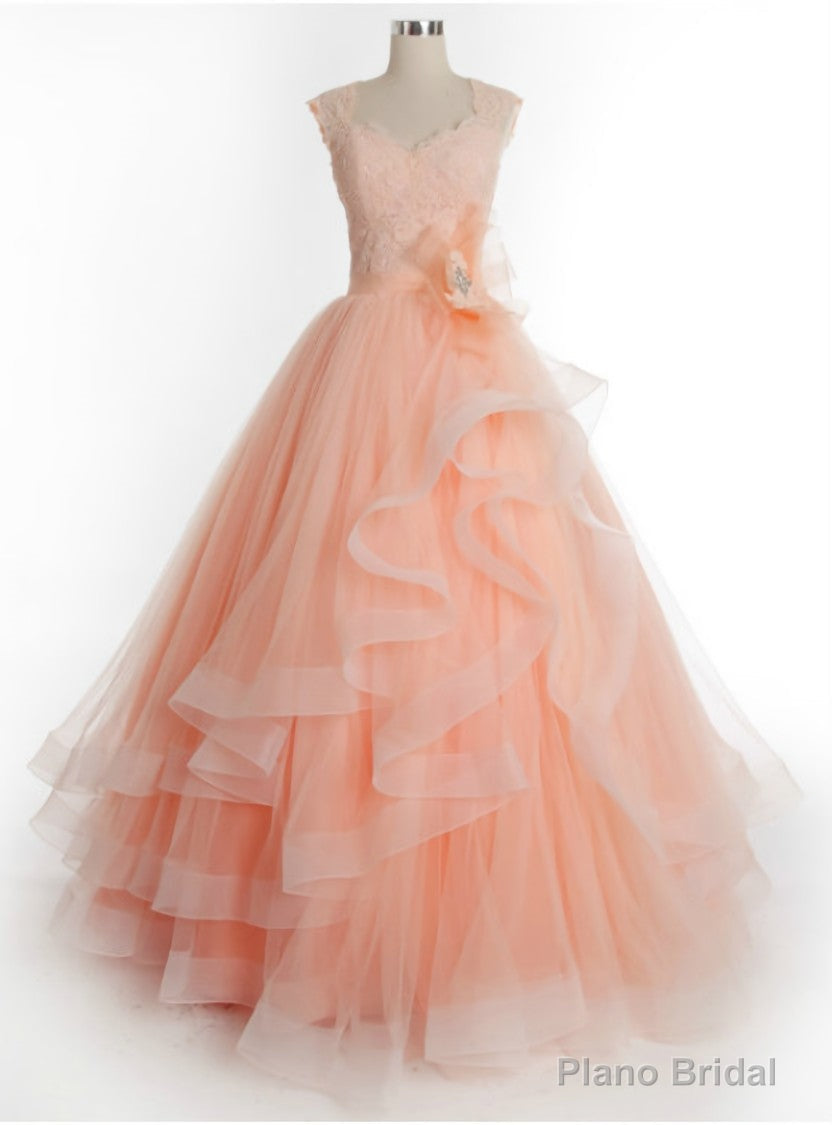Prom Dress Ball Gown Prom Dress Long Charming Tulle Lace Prom Dress Main image