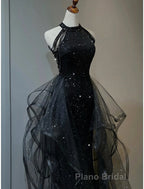 Formal Prom Dresses Sparkle & Shine Dresses Wedding Party Sleeveless Sequined with Crystals Sequin Ruffles