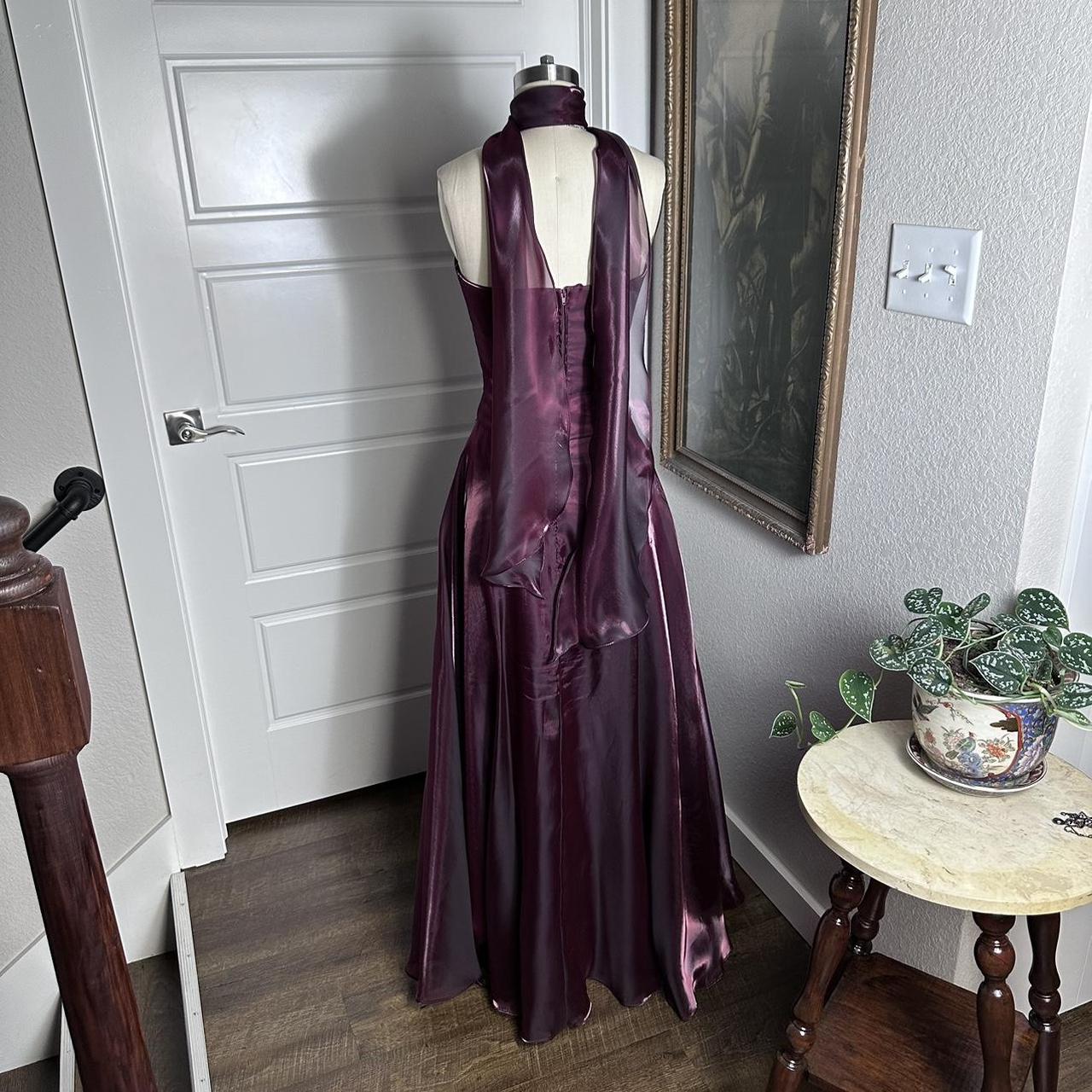 Purple Elegant Vintage Fashion Long Tulle Formal Prom Dresses Formal Evening Gown Party Dresses Secondary image