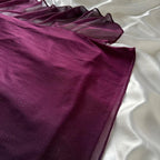 Purple Shiny Elegant Fashion Gradient Strap Long Tulle Ball Gown Formal Evening Dresses