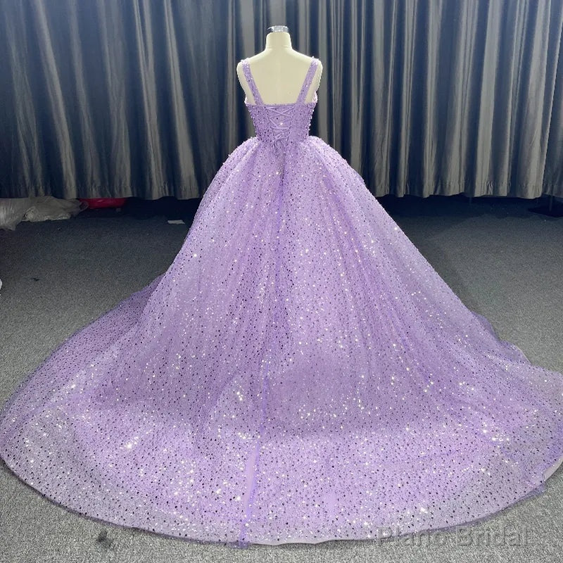 Purple Sweetheart Sequined Evening Party Dress Secondary image