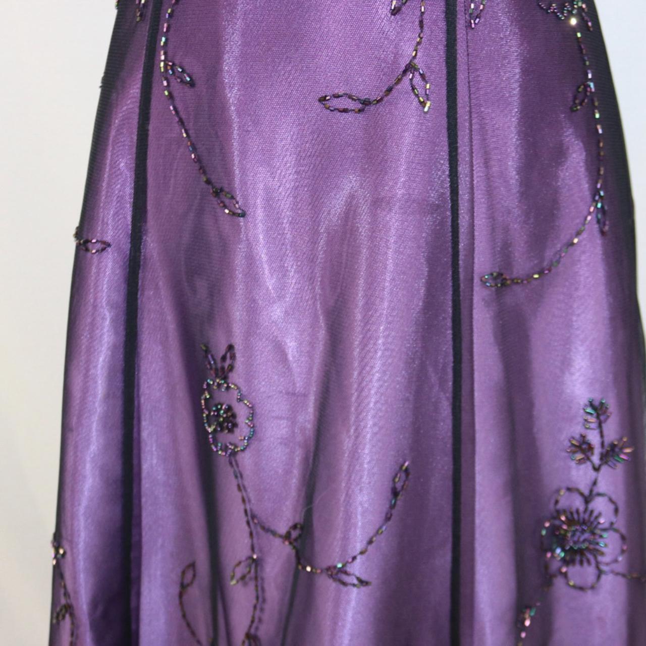 Purple Vintage Fashion Ombre Beaded Empire Waist Halter Long Elegant Formal Prom Gown Formal Evening Gown Party Dresses