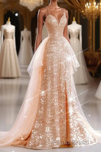 A-Line Formal Prom Dresses Sparkle & Shine Dresses Wedding Guest Sweet 16 Floor Length Sleeveless Sweetheart Tulle with Sequin Masquerade Dresses