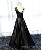 Stylish Satin Long Formal Prom Gown Prom Dresses