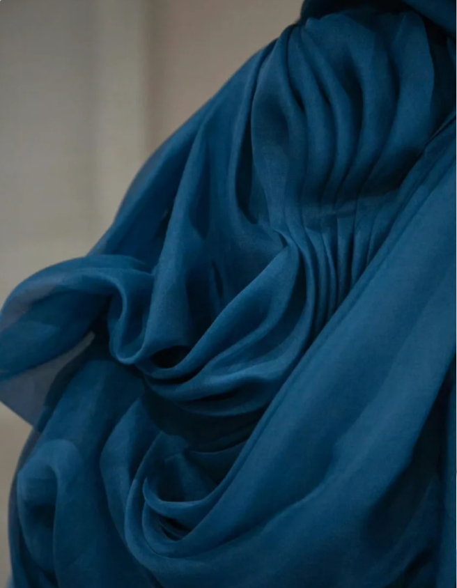 Retro Elegant Navy Blue One-Shoulder Tulle Long Ball Gown Prom Dresses