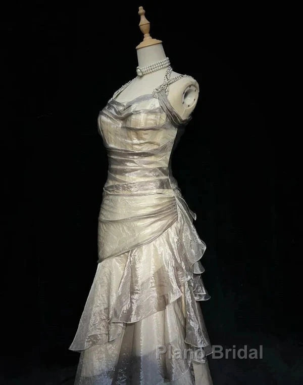 Retro Mermaid Long Formal Prom Dresses New Long Evening Gowns Secondary image