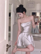 Retro Mini Dress for Women Sleeveless Sexy Party Dress Homecoming Dress