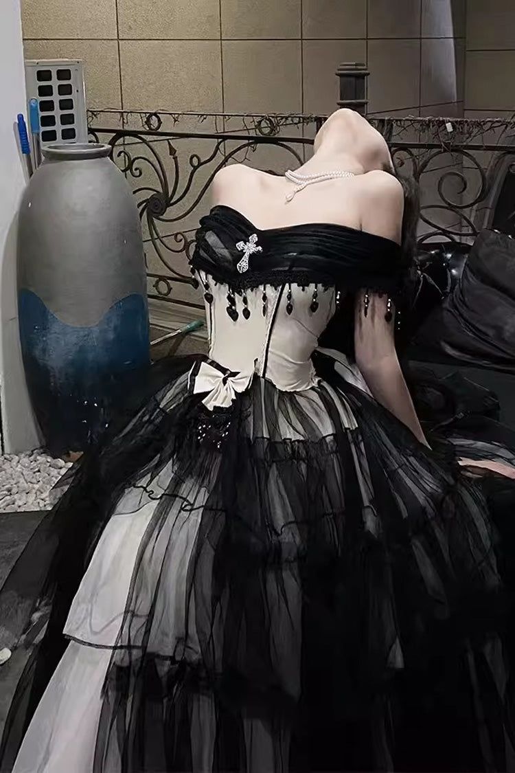 Retro New Style Long Dresses Birthday Dresses Beautiful Dresses Secondary image