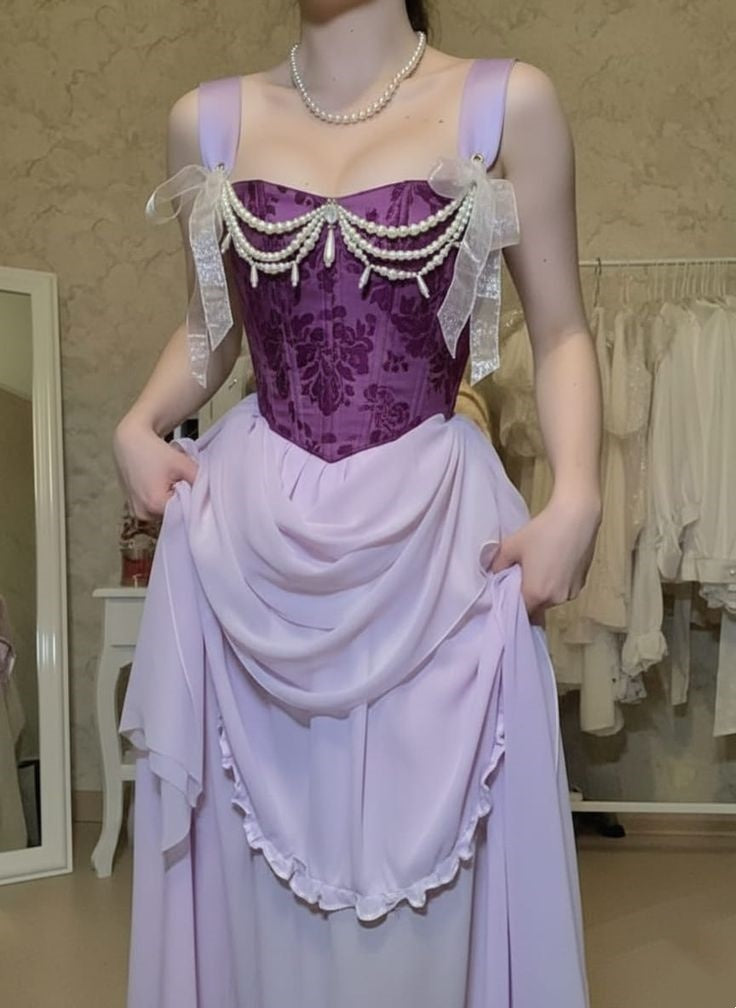 Retro New Style Long Dresses Birthday Dresses Beautiful Dresses