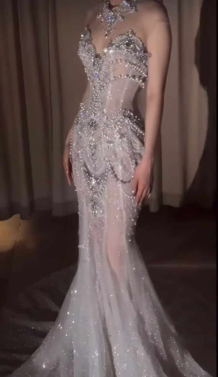 Retro Wedding Dresses Mermaid Sweetheart Sequin Pearls Long White Wedding Dresses Bride Dresses Bridal Gowns