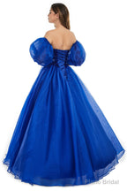 Pink Tulle Sequins Sweetheart Prom Dresses Spaghetti Straps Evening Quinceanera Dresses