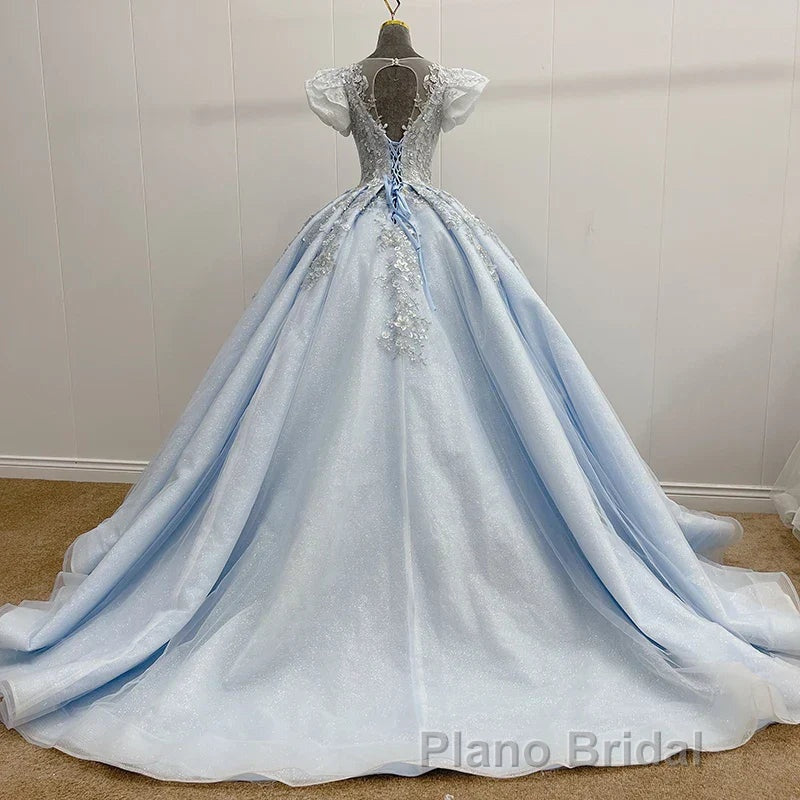 Romantic Quinceanera Organza Dresses Ball Gown