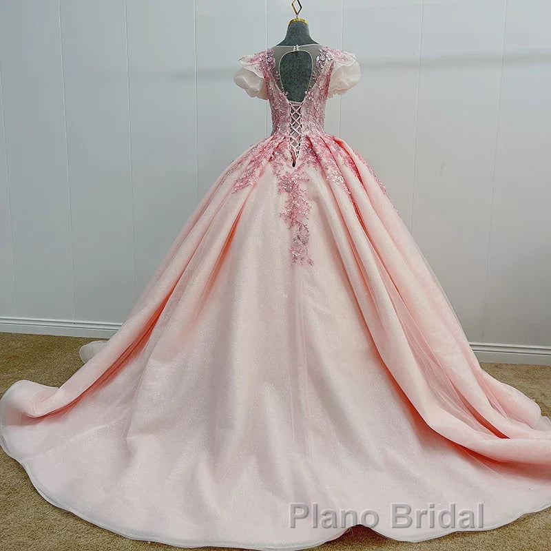 Romantic Quinceanera Organza Dresses Ball Gown
