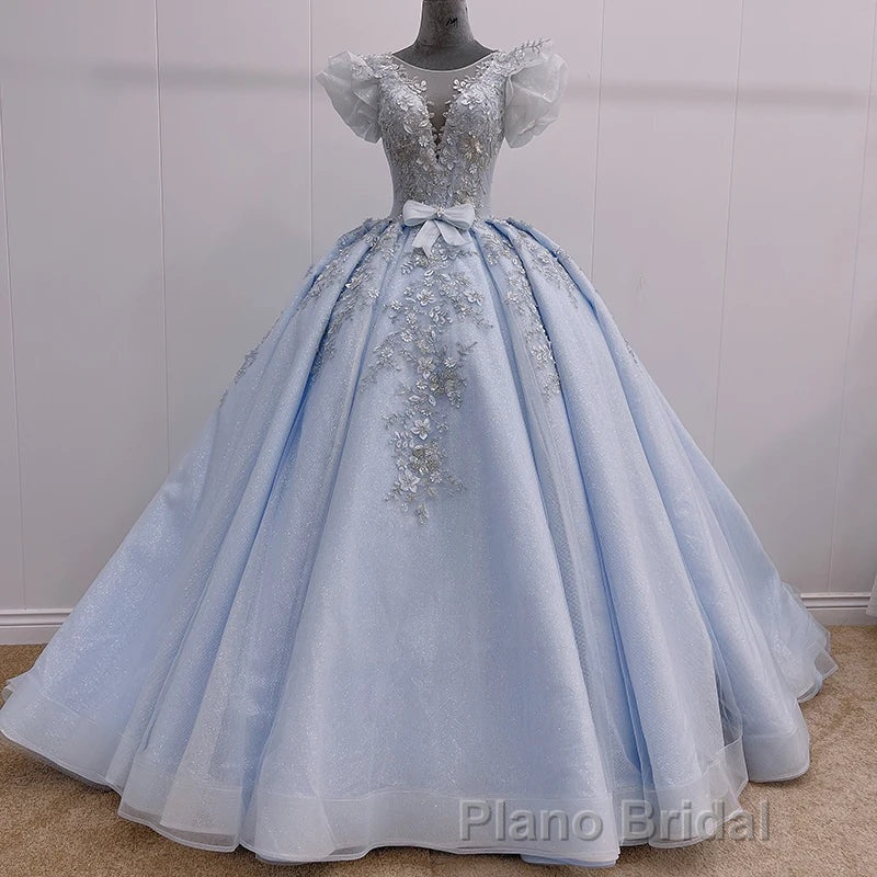 Romantic Quinceanera Organza Dresses Ball Gown